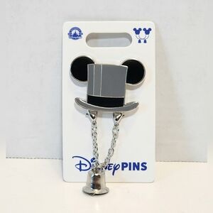 Disney Parks MICKEY Groom Top Hat Bell Wedding Love Official Trading Pin - NWT